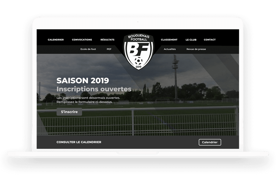 site internet bouguenais football